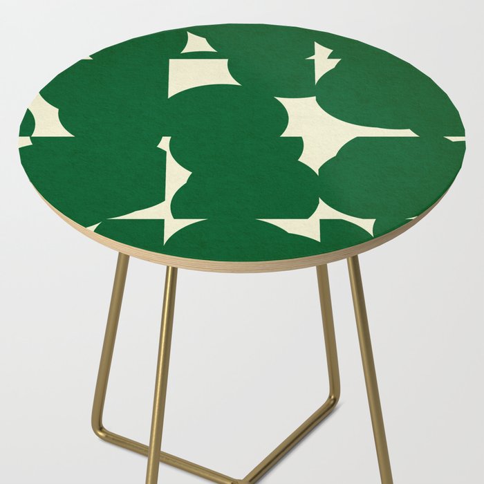 Abstract Green shape Side Table Gallery Image 2