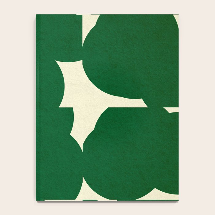 Abstract Green shape Notebook Gallery Image 4
