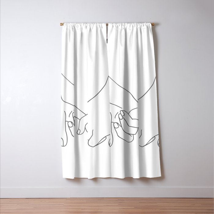 Pinky Promise Window Curtain Gallery Image 3