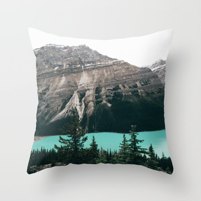 Peyto Lake II Throw Pillow Gallery Image 6