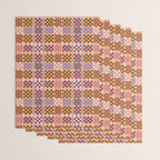 Vibrant Checkered Grid Wrapping Paper Gallery Image 3
