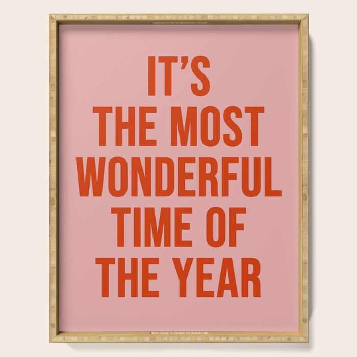 Most Wonderful Time Serving Tray Gallery Image 1