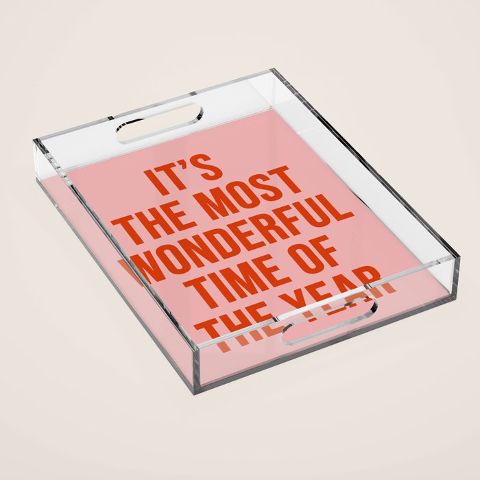Most Wonderful Time Acrylic Tray Gallery Image 1