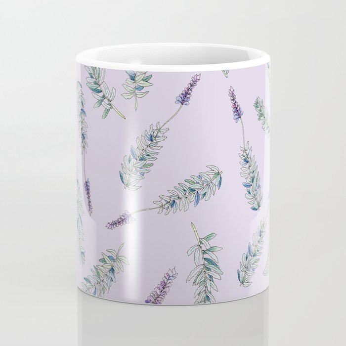 Lavender, Illustration Coffee Mug Gallery Image 4