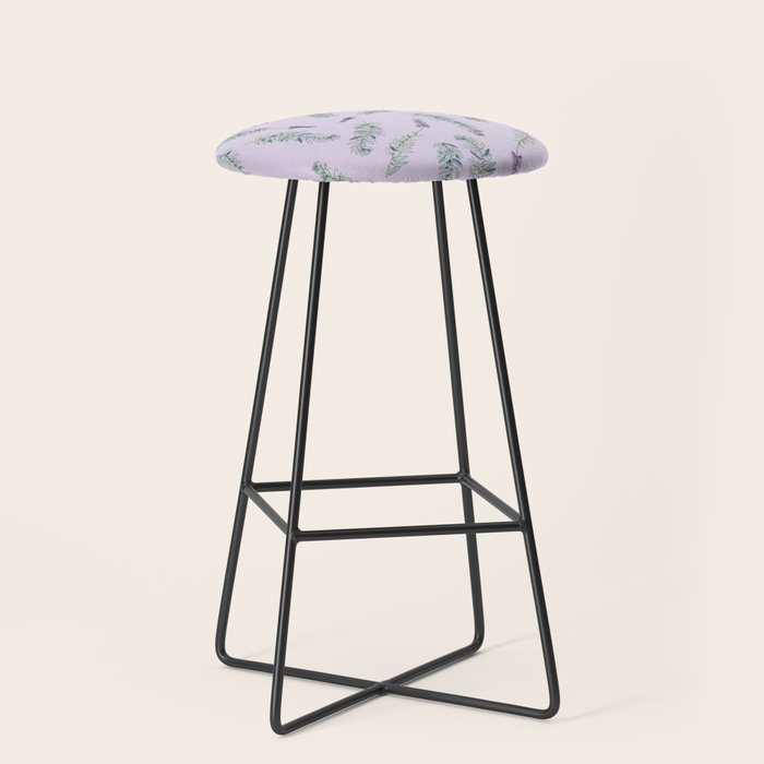 Lavender, Illustration Stool Gallery Image 1