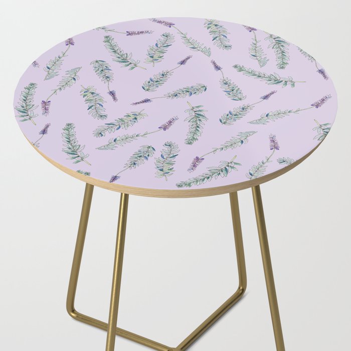 Lavender, Illustration Side Table Gallery Image 2
