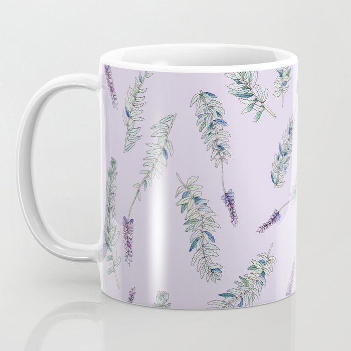 Lavender, Illustration Coffee Mug Gallery Image 3
