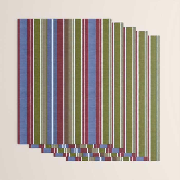 Warm Heritage Stripe Design Wrapping Paper Gallery Image 3