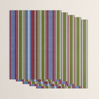 Warm Heritage Stripe Design Wrapping Paper Gallery Image 3