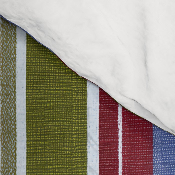 Warm Heritage Stripe Design Comforter Gallery Image 4