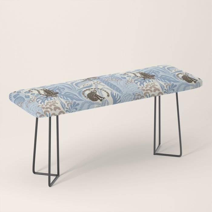 Jungle adventure striped blue Bench Gallery Image 1