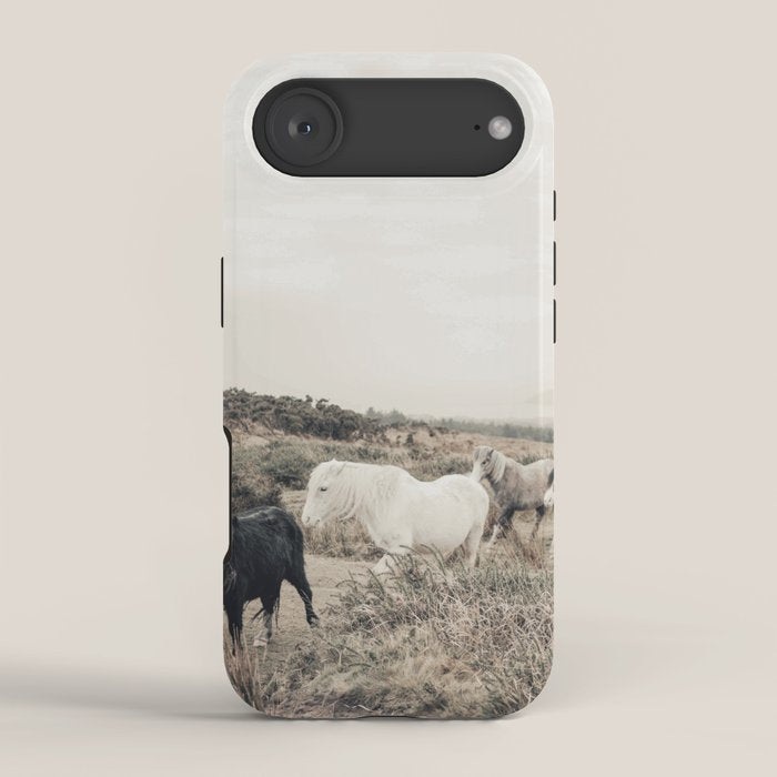 Wild horses on the endless highlands 3 iPhone Case Gallery Image 2
