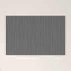 Organic Stripes Minimalist Modern Gray Pattern Welcome Mat Gallery Image 1