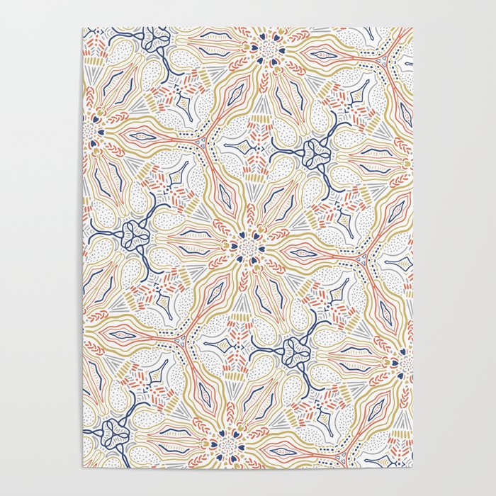 Modern mosaic mandalas Poster Gallery Image 4