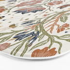 Boho Floral Galaxy Garden Bath Mat Gallery Image 3