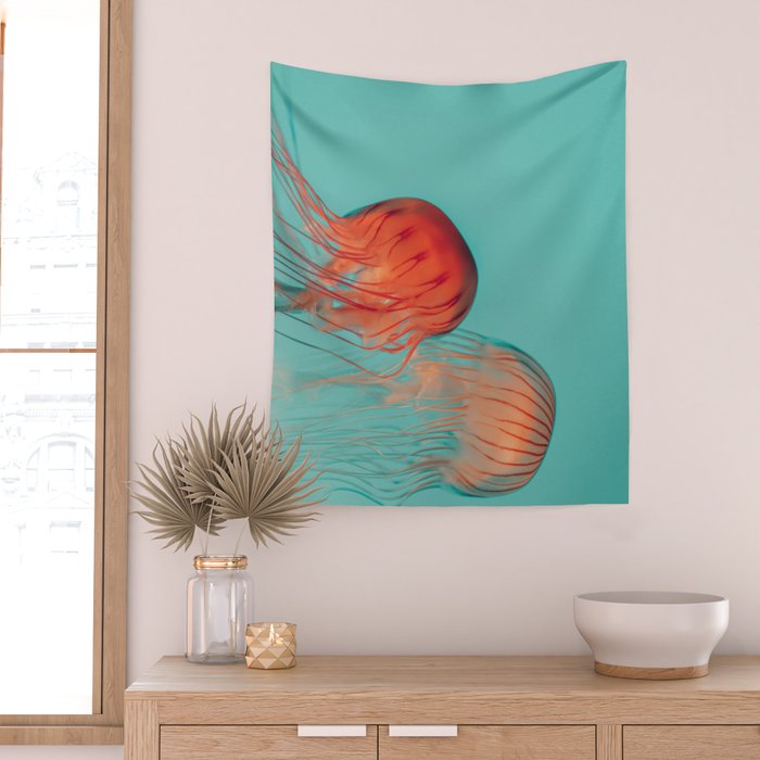 Jellyfish Dance Wall Tapestry Gallery Image 2