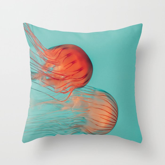 Jellyfish Dance Throw Pillow Gallery Image 1