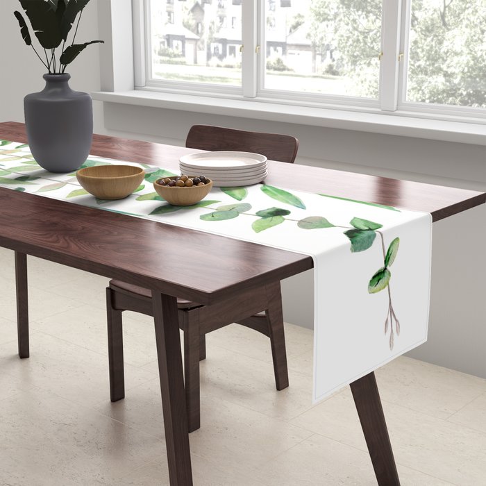 Mixed Eucalyptus  Table Runner Gallery Image 2