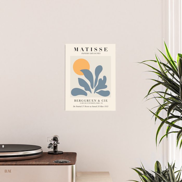 Exhibition poster Henri Matisse 1953. Poster Gallery Image 2