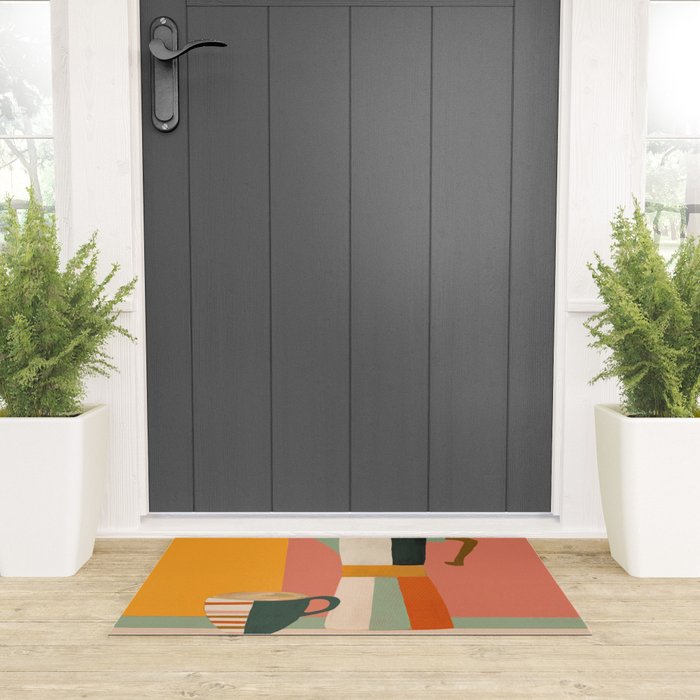 Sunset Moka Welcome Mat Gallery Image 3