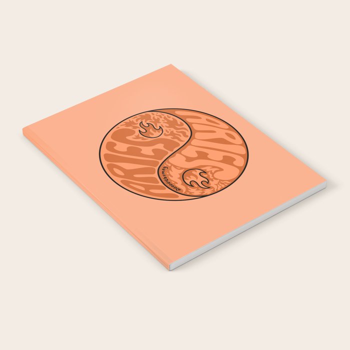 Aries Yin Yang Notebook Gallery Image 2