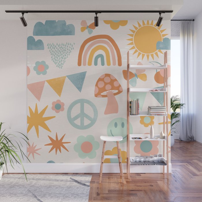 Happy Days Wall Mural Gallery Image 1