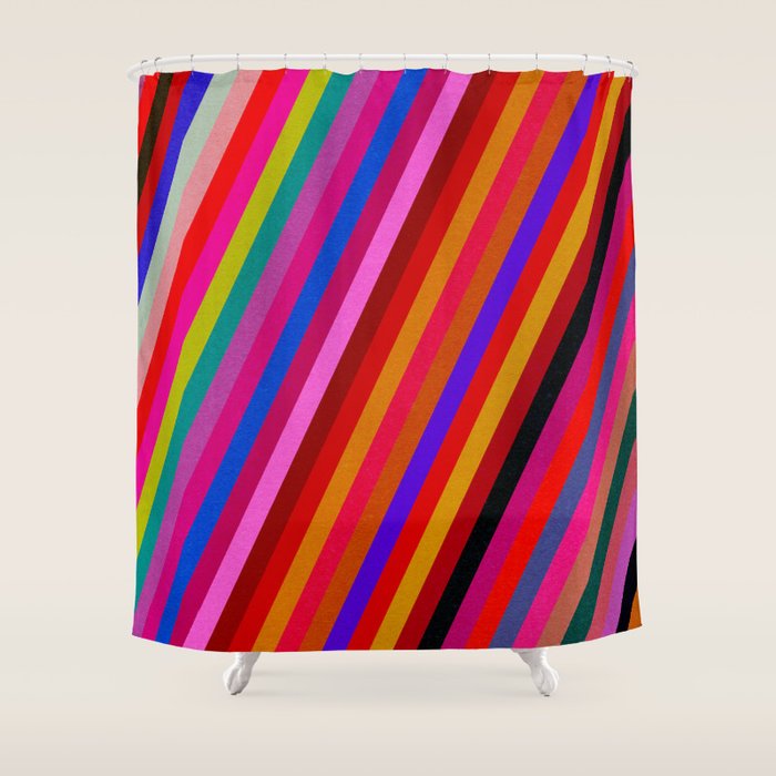 Color Therapy Day 5 Shower Curtain