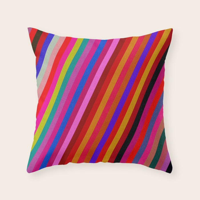 Color Therapy Day 5 Throw Pillow Gallery Image 1