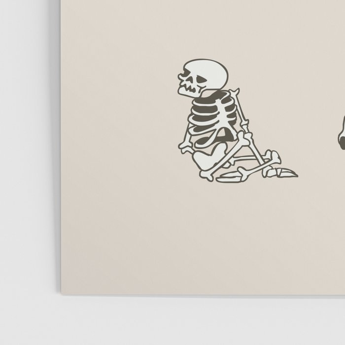 Skeleton Yoga Poster Gallery Image 3