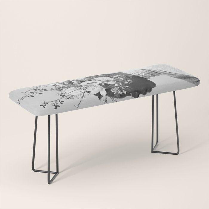 Bloom in White Bench Gallery Image 1