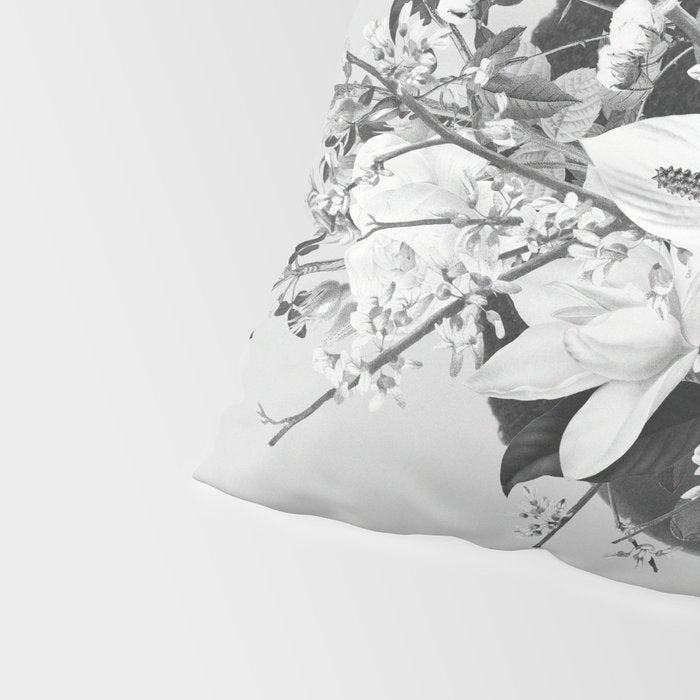 Bloom in White Pillow Sham Gallery Image 4