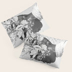 Bloom in White Pillow Sham Gallery Image 3
