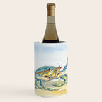 Colorful Blue Crab 2 Wine Chiller Gallery Image 1