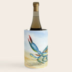 Colorful Blue Crab 2 Wine Chiller Gallery Image 2