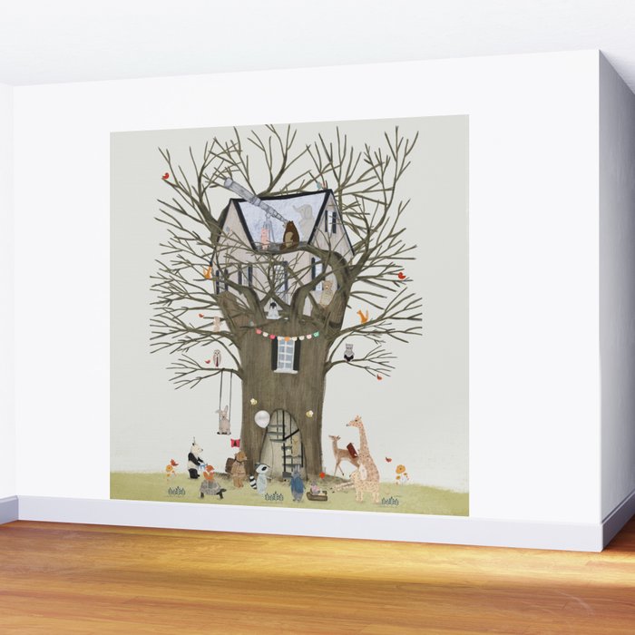 the astrology tree Wall Mural Gallery Image 2