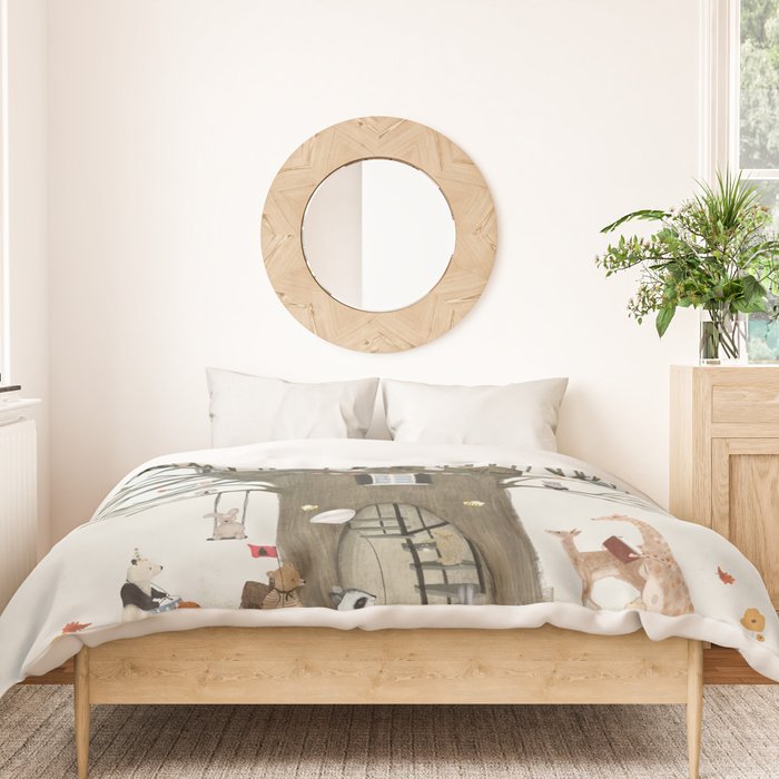 the astrology tree Duvet Cover Gallery Image 3