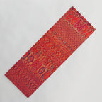 Orange Traditional Moroccan Berber Rug Design B30 Yoga Mat Gallery Image 1