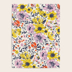 Lovely and Wild - purple and yellow Poster Gallery Image 4