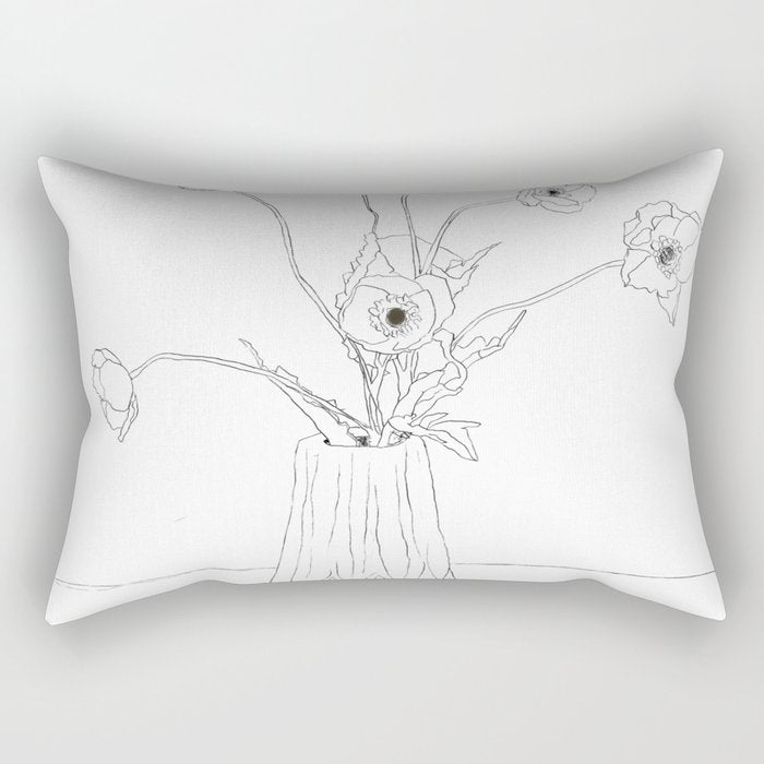 Dear Reminder Line Rectangular Pillow Gallery Image 2