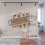 Sagittarius Crayon Wall Mural Gallery Image 1