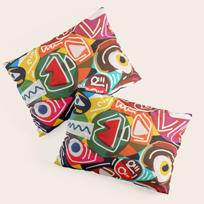 Life is beautiful street art graffiti Pillow Sham Gallery Image 3