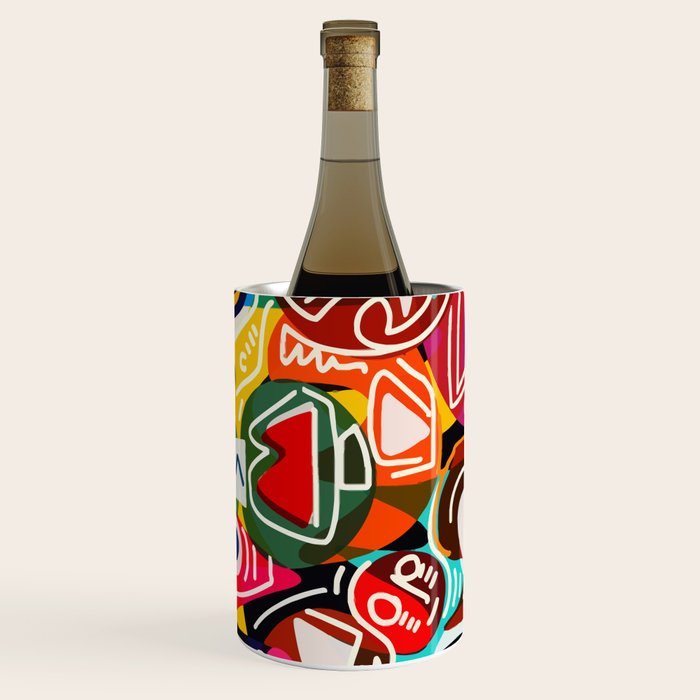 Life is beautiful street art graffiti Wine Chiller Gallery Image 1