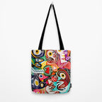 Life is beautiful street art graffiti Tote Bag Gallery Image 2