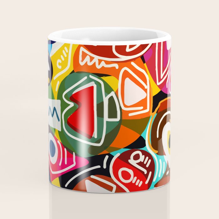 Life is beautiful street art graffiti Coffee Mug Gallery Image 4