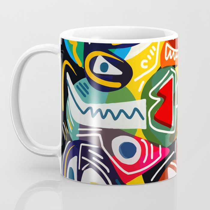 Life is beautiful street art graffiti Coffee Mug Gallery Image 3