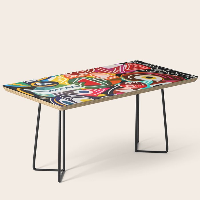 Life is beautiful street art graffiti Coffee Table Gallery Image 1