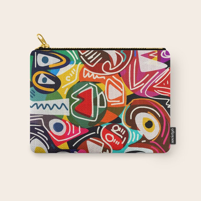 Life is beautiful street art graffiti Carry All Pouch Gallery Image 1