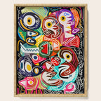 Life is beautiful street art graffiti Serving Tray Gallery Image 1