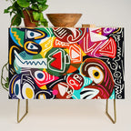 Life is beautiful street art graffiti Credenza Gallery Image 1