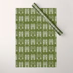 knitted selbu mittens Wrapping Paper Gallery Image 1